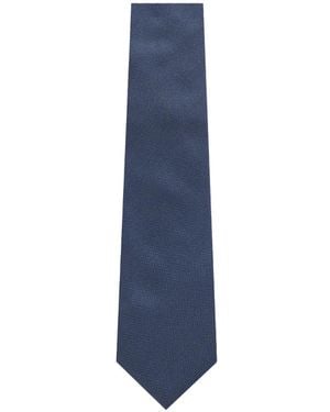 Corneliani Textured Tie - Blue