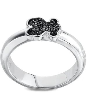 Tous Anillo Gen con aplique del logo - Blanco