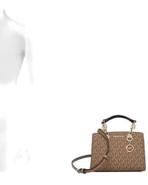 MICHAEL Michael Kors Mini Cynthia Cross Body Bag - Metallic