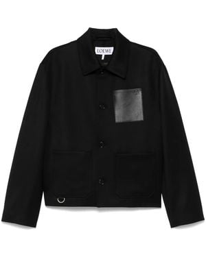 Loewe Workwear Shirt Jacket - Black