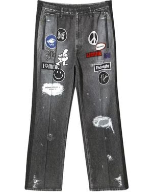 Needles Joggingjeans Mit Patch-Detail - Grau
