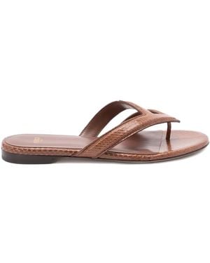 Fendi Sandales Fling - Marron