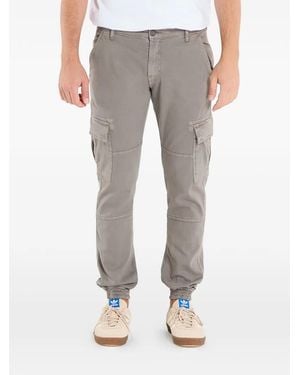 Urban Classics Elasticated-Cuff Cargo Pants - Gray
