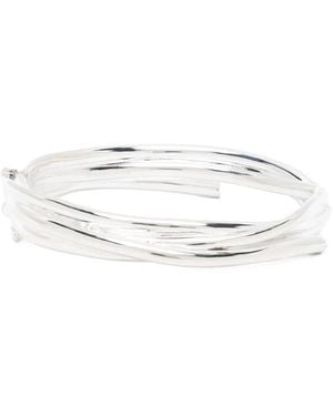 Completedworks Sculptural-Bangle Bracelet - White