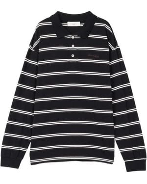 DUNST Polo A Rayas - Negro