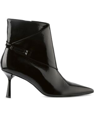 Högl Sandy Pointed-Toe Heeled Ankle Boots - Black