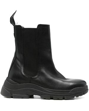 Marc O' Polo Leather Chelsea Boots - Black