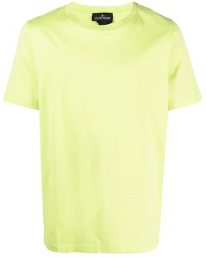 Stone Island Shadow Project T-Shirt Con Stampa - Giallo