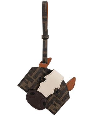 Fendi Best Friends Forever Monogram Animal Wallet - Brown