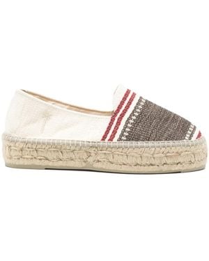 Manebí ダブルソール エスパドリーユ - ナチュラル