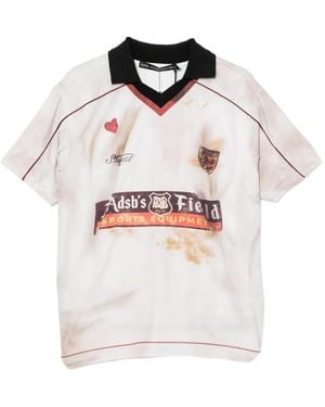 ANDERSSON BELL Football Printed T-Shirt - White