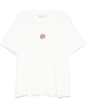 ALBERTO BRESCI Embroidered T-Shirt - White