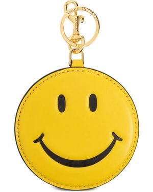 Moschino Portachiavi Con Logo - Metallizzato