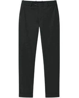 Rrd Belt-Loops Button-Fastening Pants - Black