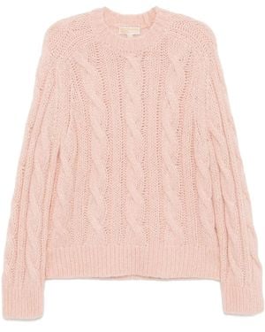 Michael Kors ケーブルニット セーター - ピンク