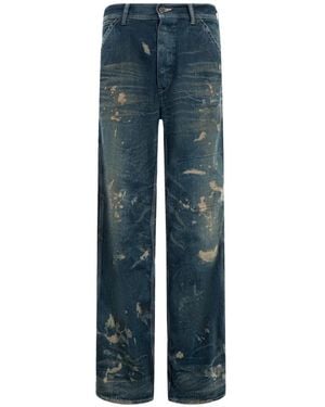 Mastercraft Union Peinto Carpenter Jeans - Blue