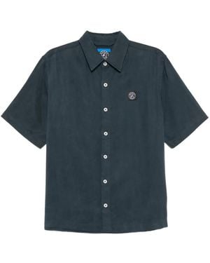 SPORT b. by agnès b. Logo-Patch Shirt - Blue