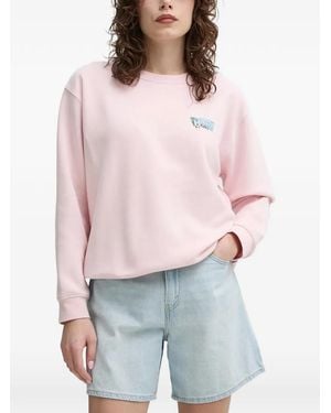 Levi's Floral-Print Sweatshirt - Red