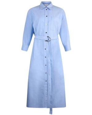Liu Jo Long Shirt Dress - Blue