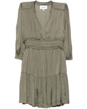 Ba&sh Cyrilia V-Neck Tiered Dress - Gray