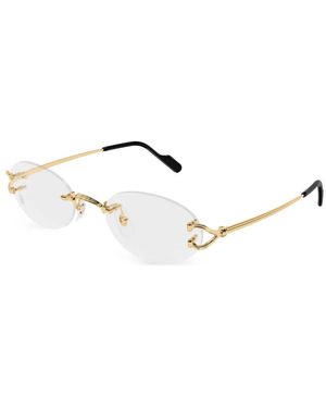 Cartier Lunettes De Soleil À Monture Ovale - Natural
