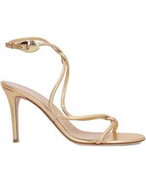 Gianvito Rossi Mamba 85 Sandals Shoes - Metallic
