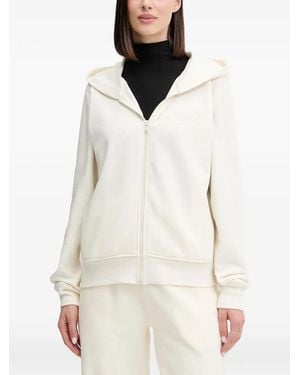 Emporio Armani Zip-Up Hoodie - White