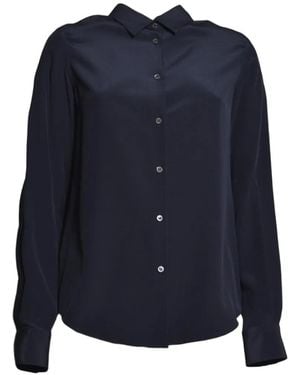 Aspesi Long-Sleeve Button-Down Shirt - Blue