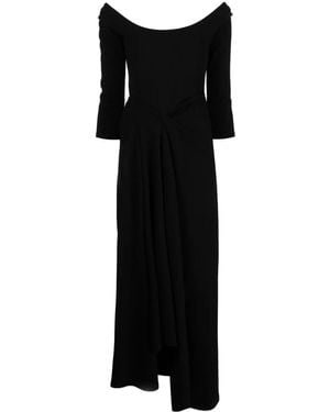 A.W.A.K.E. MODE Schulterfreies Kleid - Schwarz