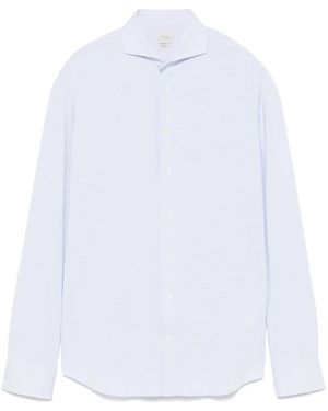 Traiano Milano Cutaway-Collar Shirt - White