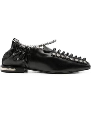 Toga Loafer Mit Nieten - Schwarz