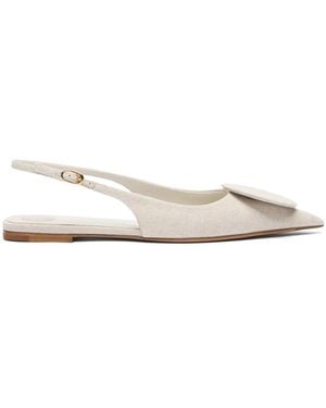 Jacquemus The Duelo Flat Pumps - White