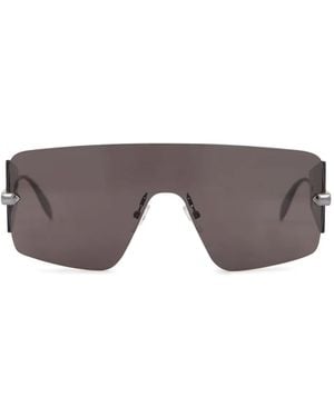 McQueen Oversize-Frame Sunglasses - Grey
