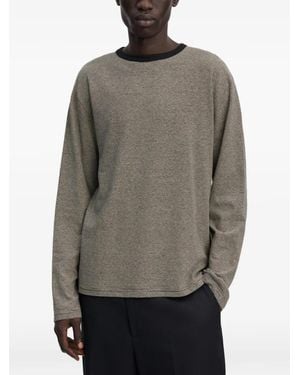 Another Aspect Striped Long-Sleeve T-Shirt - Gray