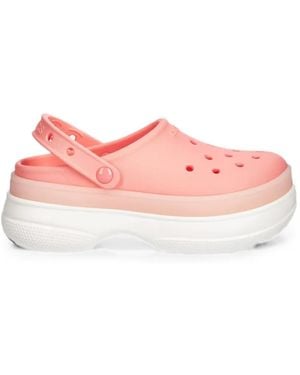 Crocs™ Classic Frosted Platform Clogs - Pink
