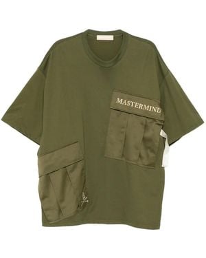 MASTERMIND WORLD Logo-Embroidered T-Shirt - Green