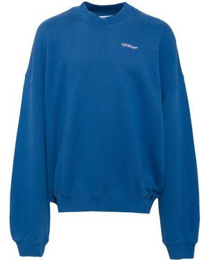 Off-White c/o Virgil Abloh Vanish Arrow Over スウェットシャツ - ブルー