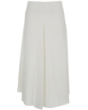 ..,merci A-Line Skirt - White