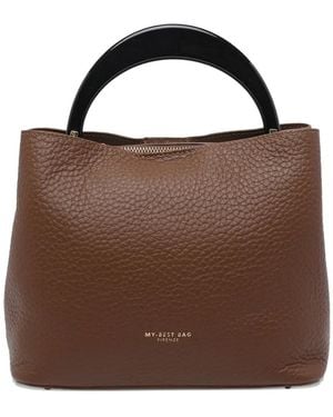 MY BEST BAG Round-Handle Tote Bag - Braun