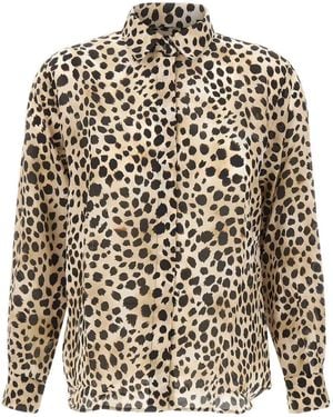 Marella Faretra Blouse Met Dierenprint - Wit