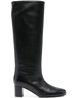 TOTEME Downtown Nappa Knee-High Boots - Black