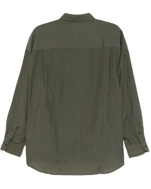 Neighborhood Logo-Print Shirt - Green