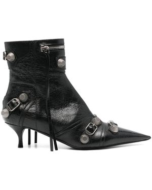 Balenciaga Cagole M70 Ankle Boots - Black