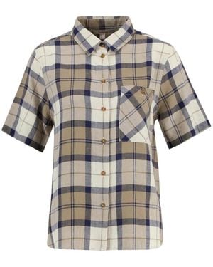 Barbour Fern Tartan Shirt - Gray