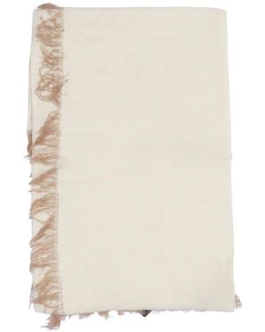 Faliero Sarti Kashy Frayed Scarf - White
