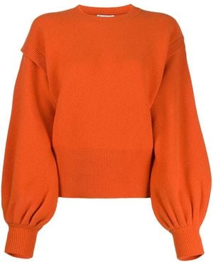 JW Anderson Pullover Mit Ballonärmeln - Orange