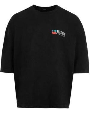 Willy Chavarria T-Shirt mit Logo-Print - Schwarz