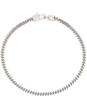 Tom Wood Pulsera Curb M - Blanco