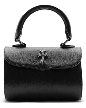 Chrome Hearts Doc Adams Cross-Detail Tote Bag - Black