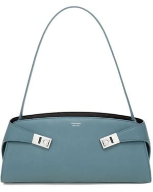 Ferragamo Hug East-West Shoulder Bag - Blue